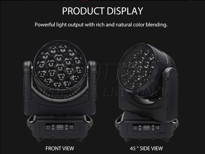 Waterproof 19x40w BEE EYE Rotating Pixel Zoom Wash LED Moving
